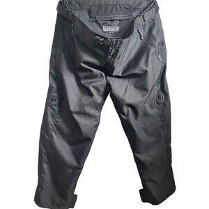 ICON Device Textile Black Pants Asphalt Tech Mens Size 48x35” Overpant Protector